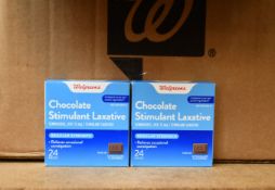 A large quantity of Equate chocolate laxatives (Expiry 2023).