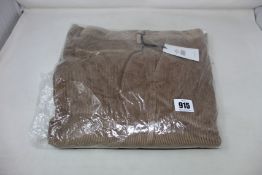 A pair of as new Bernard Weatherill of Saville Row London corduroy trousers in stone (Size 38).