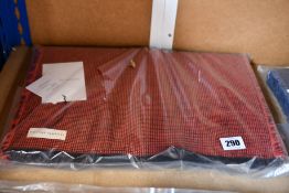 Twenty as new Mourne Textiles - Check placemats.