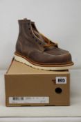 A pair of as new Red Wing Shoes Classic Moc boots (UK 10).