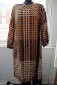 An as new McVerdi multi-check dress (XXL).