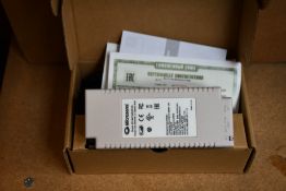 A boxed as new Microsemi power over ethernet DC injector 60W (Model: PD-9501/GR/SP/AC) (NOTE: UK
