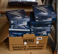 Ten boxes of ten BERU GN003 glow plugs.