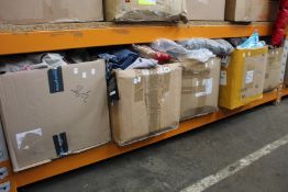 A quantity of assorted as new clothing and related items.