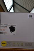 A boxed as new POC Obex MIPS communication helmet - Uranium Black Matt (XL-XXL, 59-62).