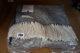 An as new Mourne Textiles Tweed Emphasize blanket.