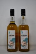 Two bottles of Ancnoc 16 year old 125th Anniversary Cask Strength Highland single malt (700ml - No