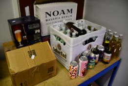 A small quantity of beers, ciders and mixers (Over 18s only).