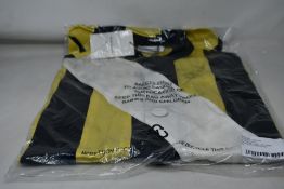 An as new Wales Bonner Jockey satin sunshine panelled shirt (Size 46).