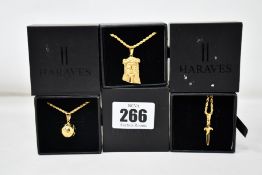 Fifteen items of assorted Haraves jewellery to include 5x Globes, 5x Dagger and 5x Jesus.