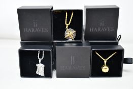 Fifteen items of assorted Haraves jewellery to include 5x Compass, 5x Globes and 5x Jesus.