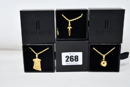 Fifteen items of assorted Haraves jewellery to include 5x Globes, 5x Dagger and 5x Jesus.