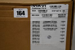 A boxed as new VIAVI NSC-100 Network and Service Companion with carry bag and XGS-PON ONU with MAC