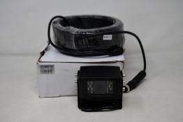 A boxed as new Capital Vision CCV087-02 120 Degree DC12V PAL Vehicle Camera and 20M Cable (Damaged
