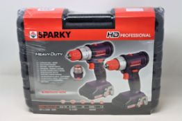 An as new Sparky HD Professional Heavy Duty Cordless Drill/Driver.