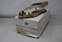A pair of as new L.K. Bennett Renee open-toe woven sandals (EU 38 - RRP £199).