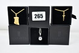 Fifteen items of assorted Haraves jewellery to include 5x Globes, 5x Dagger and 5x Jesus.