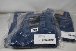 Three pairs of as new Paige Verdugo Ankle jeans (Sizes 1 x 25, 2 x 26).