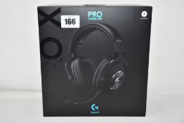 A boxed as new Logitech Pro X Lightspeed Wireless PC Gaming Headset.