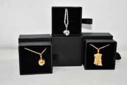 Fifteen items of assorted Haraves jewellery to include 5x silver and 5x gold Globes and 5x Jesus.