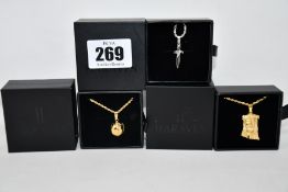 Fifteen items of assorted Haraves jewellery to include 5x Globes, 5x Dagger and 5x Jesus.