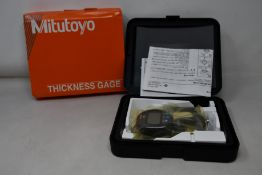 A boxed as new Mitutoyo 547-300S Thickness Gauge (EAN: 4946368599489).