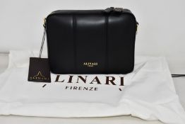 An as new Alinari Firenze Flavia crossbody bag in black.