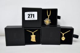 Fifteen items of assorted Haraves jewellery to include 5x Globes, 4x Compass and 6x Jesus.