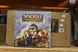 Six boxed as new Sheriff of Nottingham 2nd Edition Board Games.