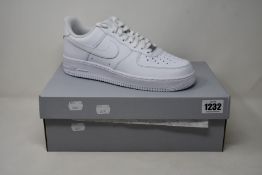 A pair of as new Nike Air Force 1 '07 (UK 7.5).