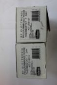 Two Ideal Programmable RF Electronic 7 Day Room Thermostats (KIT-216131).