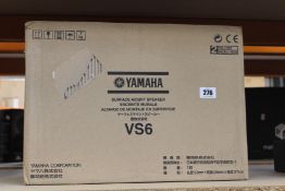 A boxed as new Yamaha VS6 Surface-Mount Speaker.