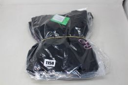 Two as new Agent Provocateur Rayley monogram T-shirts (S, L) and two pairs of Rayley sequin leggings