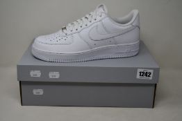 A pair of as new Nike Air Force 1 '07 (UK 7.5).