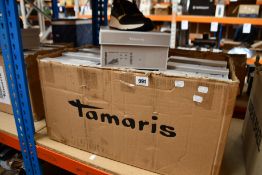 Nine pairs of as new Tamaris sneakers (Assorted sizes).