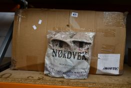 Forty pairs of Nordvek Moccasins slippers (Various sizes).