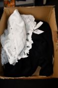 Three items of as new Isabel Marant clothing; short skirt in white (FR 42), V-neck top (FR 42) and