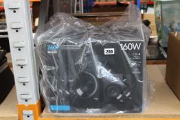 A boxed as new Logitech Z607 5.1 Surround Sound Speaker System with Bluetooth.