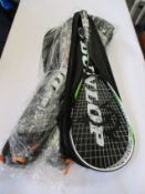 Ten as new Dunlop Ninja Biotec X-Lite Squash Rackets.