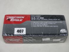 A boxed as new MAC Tools 13pc, 1/2