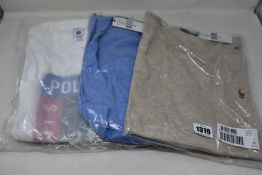 Four assorted as new Ralph Lauren T-shirts (XXL).