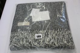 An as new Mourne Textiles Tweed Emphasize blanket.