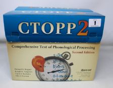 Two boxed sets CTOPP2 Comprehensive Test of Phonological Processing, second edition.