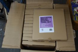 Fourteen Baguette Bread Baking Tool sets.