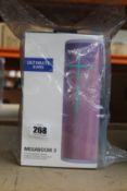A boxed as new Megaboom 3 bluetooth speaker.