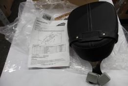 An as new Indian Motorcycle Touring Passenger Seat in black (2880903-01).