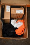 Seven items of assorted as new The North Face clothing and accessories together with a pair of men's