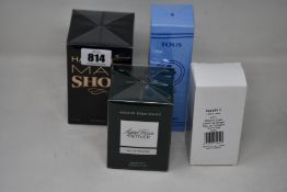 Four as new Halloween Man Shot eau de toilette (125ml), two Adolfo Dominguez Aqua Fresca Vetiver eau