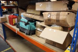 A large quantity of miscellaneous tools, hardware and related.