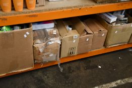 A large box of assorted as new luxury beauty/toiletries, skin care, perfumes, Wella hair products,